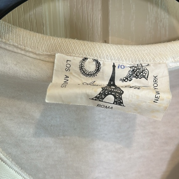 Ami Ali Womans Western Shirt White w Fringe Shirt One Size Fits All - Picture 6 of 6